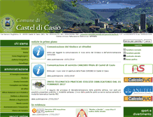 Tablet Screenshot of comune.casteldicasio.bo.it